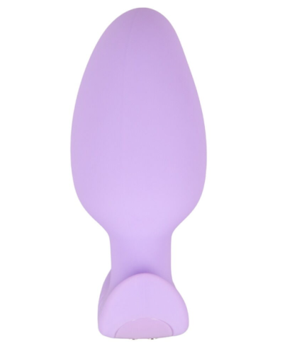 Анальна фіолетова вібропробка Soft Silicone Vibrating Mini Butt Plug - 8