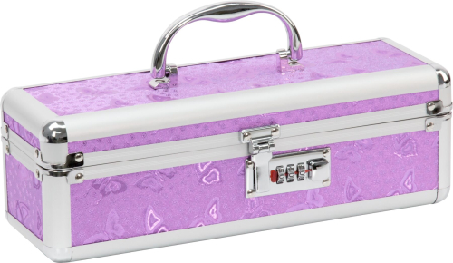Кейс для хранения секс-игрушек Powerbullet Lockable Vibrator Case Purple с кодовым замком - 2