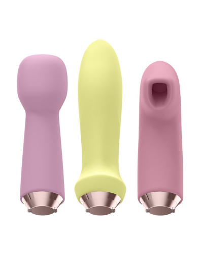 Подарочный набор секс игрушек для женщин 4 предмета разных цветов Satisfyer Marvelous Four - 5