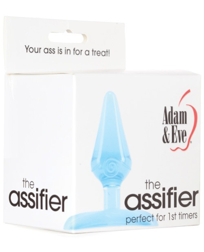 Пробка анальна блакитного кольору Adam &amp;amp; Eve Assifier - 3