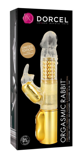 Вібратор зі стимуляцією клітора Marc Dorcel Orgasmic Rabbit Gold - 2