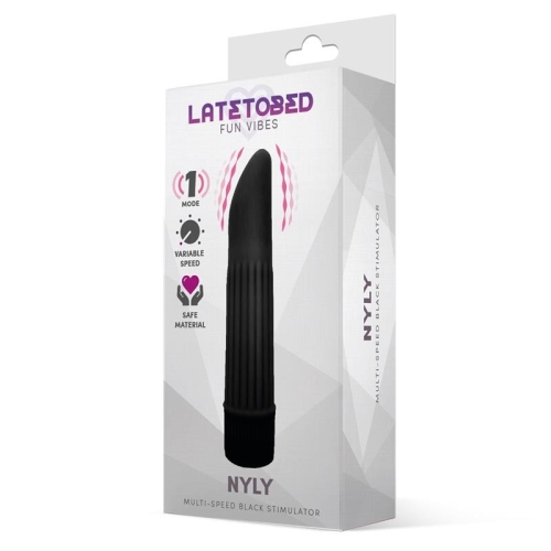 Віброкуль кліторальний чорний Latetobed ​​Nyly Multi-speed Stimulator - 2