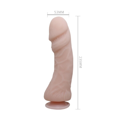 Вібратор на присоску тілесний BIG Penis LYBAILE - 7