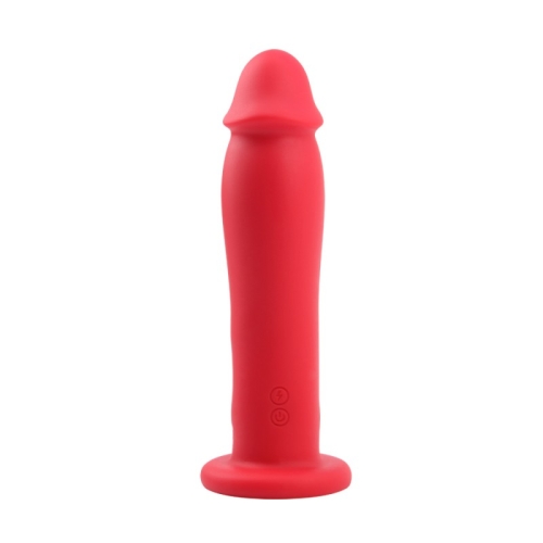 Вібратор реалістичний на присосці червоного кольору Chisa Real Burst Vibrator - 3