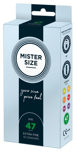 Презервативи Mister Size 47 mm (мм) 10 штук Містер Сайз - 1