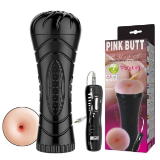 Мастурбатор анус з вібрацією Pink Butt