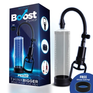 Автоматичний Вакуумний насос для пеніса прозорий Intoyou модель Psxx02 Boost Pumps