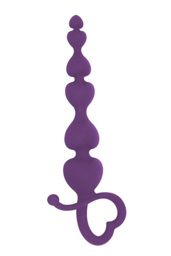 Анальна ялинка фіолетова MAI Attraction Toys №79 Purple, довжина 18см, діаметр 3,1 см - 1