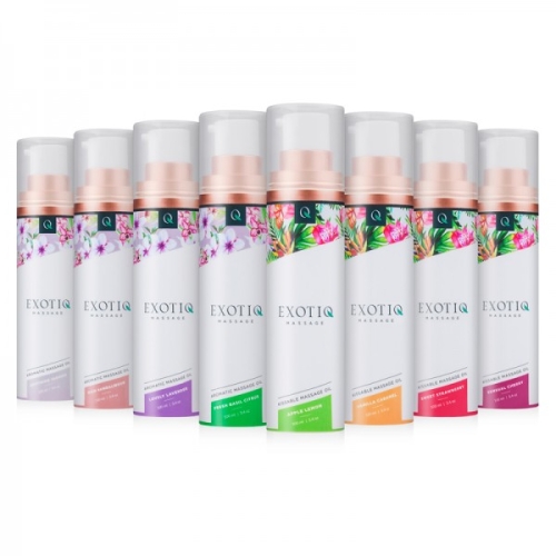 Массажное масло с ароматом Базилика и Цитрусов Exotiq Massage Oil Basil Citrus 100 мл - 6