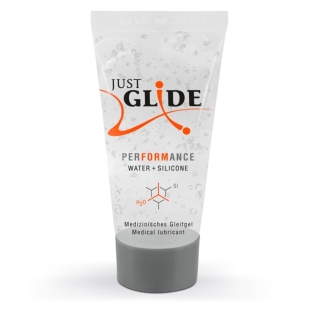 Лубрикант веганский на водно силиконовой основе Just Glide Performance 50 мл