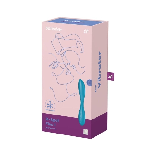 Вибратор для точки G голубого цвета Satisfyer G Spot Flex 1 - 4