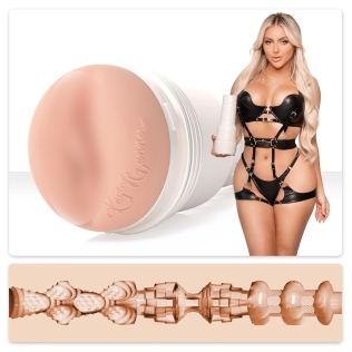 Мастурбатор у колбі Вагіна зі зліпка Kayley Gunner тілесного кольору Fleshlight Fully Loaded