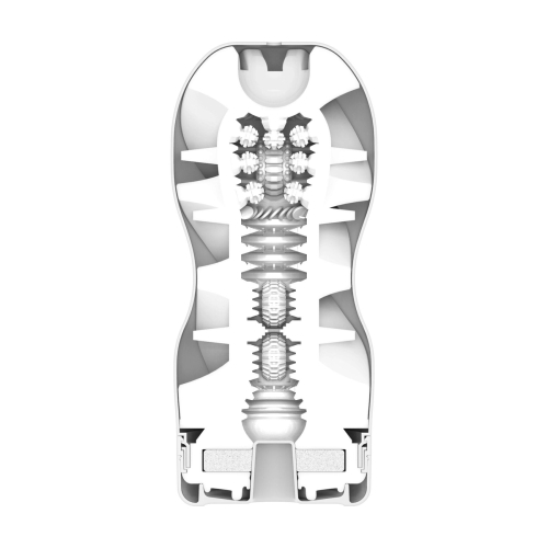 Мастурбатор в футляре белого цвета Tenga Air flow cup strong - 2