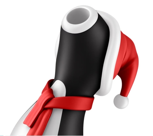 Вакуумный клиторальний стимулятор Satisfyer Penguin Holiday Edition Новогодний - 5