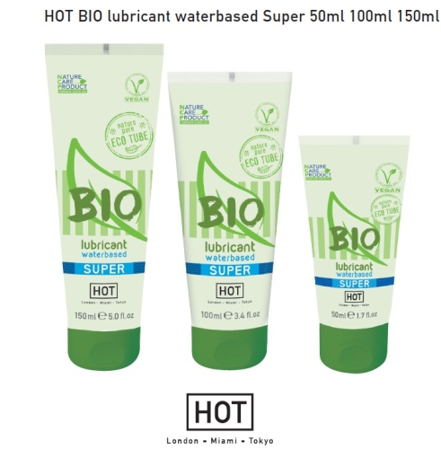 Органічний лубрикант вагінальний на водній основі Hot Bio Lube Super 50 мл - 2