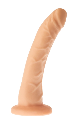 Гибкий фаллоимитатор реалистичный на присоске бежевый DREAM TOYS Dildo Mr. Dixx Captain Cooper 8.3inch - 3