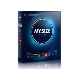 MY SIZE PRO презервативи 60 мм 3 штуки Май Сайз про тонкі