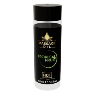 Масажна олія з ароматом тропічних фруктів HOT Massage Oil 100 мл