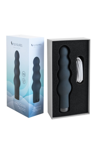 Вибратор шарообразный черного цвета S Pleasures Bullets Obsidian - 4