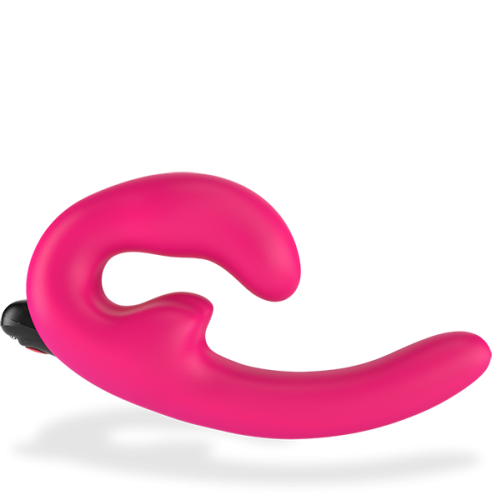 Безременной страпон з вібрацією Sharevibe Fun Factory рожевий - 5