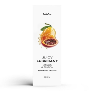 Лубрикант на водной основе с легким ароматом манго и маракуи Satisfyer Juicy Lubricant 300 мл