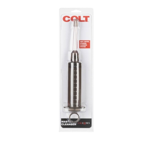 Анальный душ-шприц черного цвета COLT Master Cleanser - 5