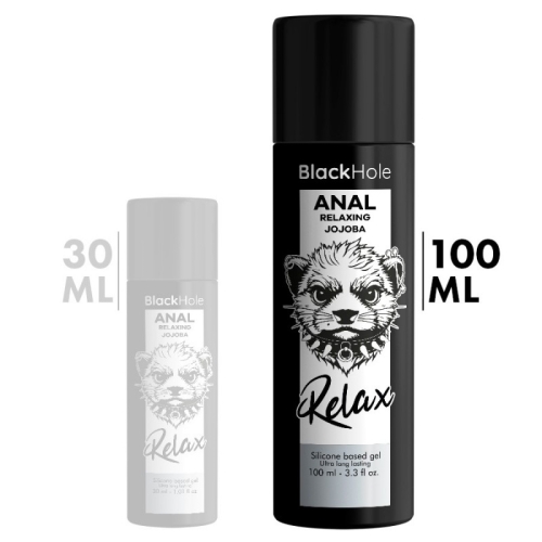 Анальный лубрикант с маслом жожоба на силиконовой основе Blackhole Anal Relaxing Jojoba Relax 100мл - 2