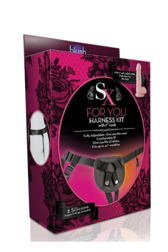 Страпон женский на ремне FOR YOU HARNESS KIT COCK - 2