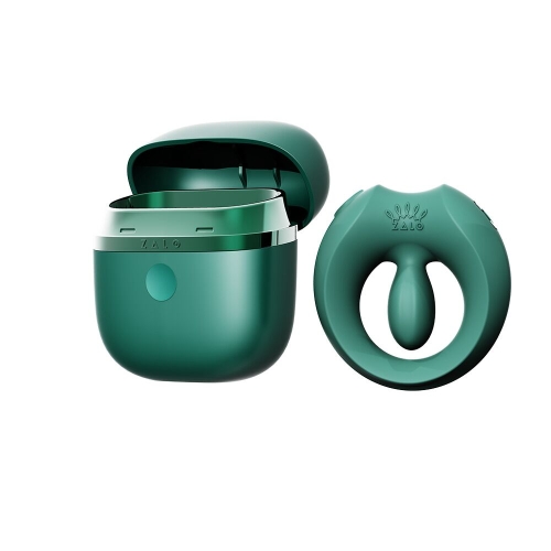 Ерекційне віброкільце на член зеленого кольору Zalo Apis Turquoise - 13
