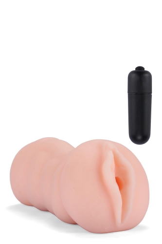 Мастурбатор вагіна з вібрацією тілесного кольору Dream Toys THE GIRL TRACEY - 3