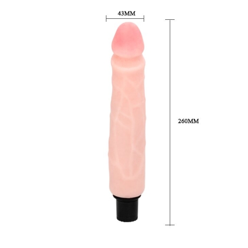 Вибратор телесного цвета Lybaile The Realistic Cock - 5