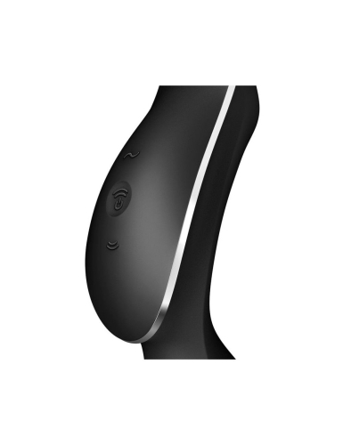 Вакуумний кліторальний вібростимулятор з пульсацією чорний Satisfyer Curvy Trinity 2 - 3