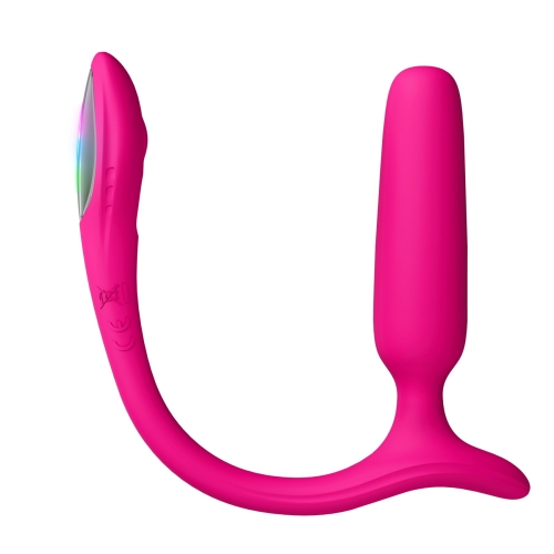 Анальна смарт-вібропробка з LED-підсвічуванням рожева Lovense Lush Anal - 3
