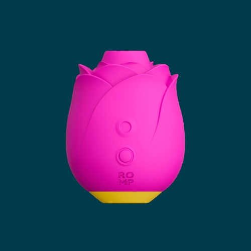 Вакуумний кліторальний стимулятор трояндочка рожевого кольору Romp Suction - 4