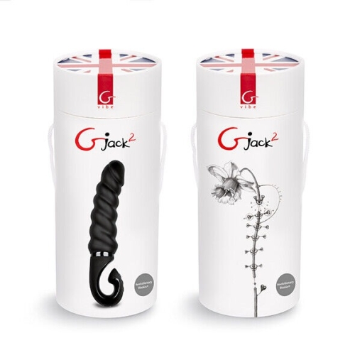 Вібратор рельєфний чорний вагінальний Gvibe Gjack Mini - 5