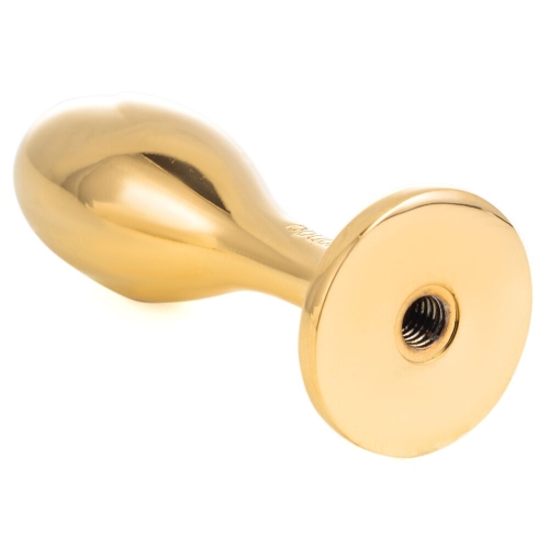 Металлическая анальная пробка Кроличий хвост LOCKINK SEVANDA White Bunny-Tail Anal Rose-shape Plug - 5