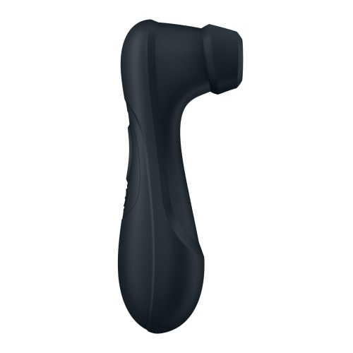 Вакуумный клиторальный стимулятор с вибрацией темно серого цвета Satisfyer Pro 2 Generation 3 Connect App - 3