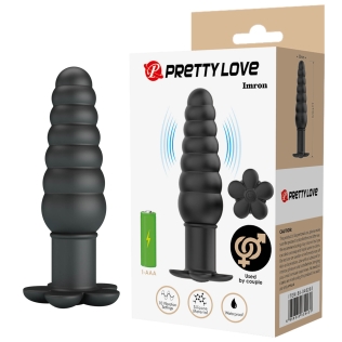 Анальный вибратор Lybaile Pretty Love Imron Vibrating Anal Plug