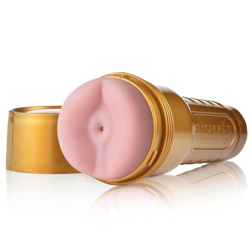 Масурбатор в колбе анус рельефный розового цвета Fleshlight - 3