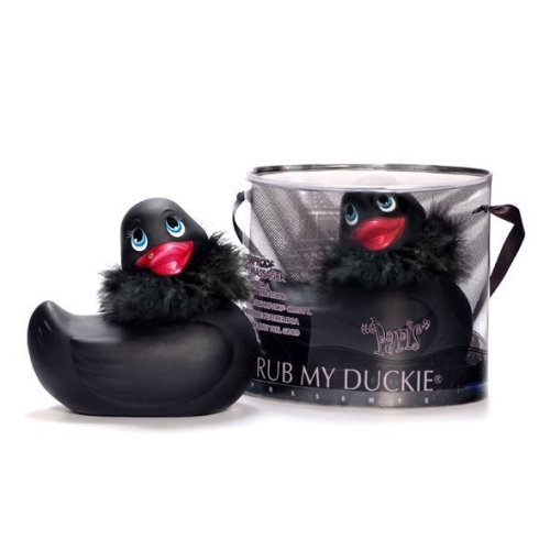 Вібратор-качечка для клітора водонепроникний I Rub My Duckie-Paris Black - 2