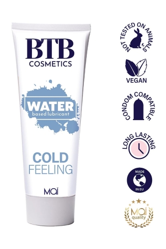 Лубрикант на водной основе с охлаждающим эффектом Mai BTB Cold Feeling 100 мл - 1