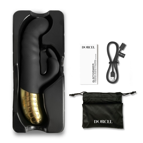Вібратор-пульсатор для точки G зі стимуляцією клітора Dorcel G-STORMER 10 режимів вібрації 7 швидкостей - 7