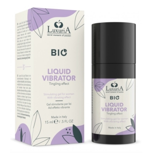 Стимулирующий гель с вибрирующим эффектом Intimateline Luxuria Bio Liquid Vibrator 15мл