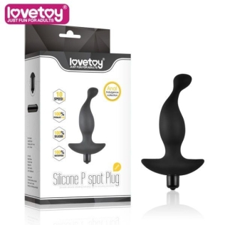 Анальный вибратор водонепроницаемый черный Lovetoy