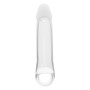 Насадка на член с кольцом для мошонки прозрачная Dreamtoys Ramrod 