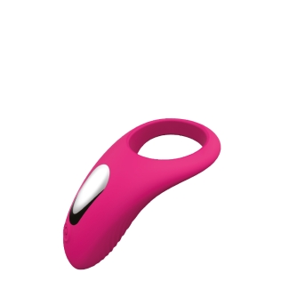 Эрекционное виброкольцо на член розовое RINGS OF LOVE COUPLES ENHANCER MAGENTA