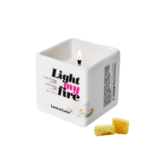 Масажна Свічка з ароматом Musc Love To Love LIGHT MY FIRE 80 мл - 1