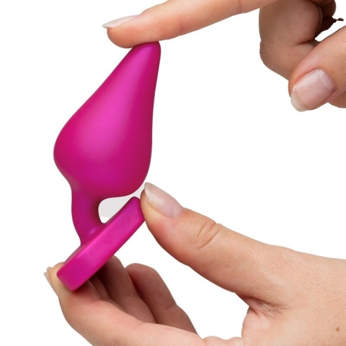 Набор анальных пробок в форме сердец розовая синяя зеленая Romp Luster Anal Training Kit Heart-Shaped Base 3 штуки - 3