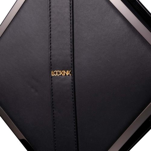 Сумка для носіння та зберігання секс іграшок чорного кольору Lockink Mysterious Square Kink Bag - 2