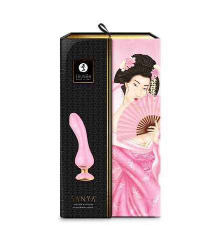Вібратор для точки G рожевого кольору Shunga Sanya - 8